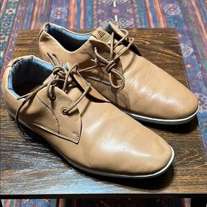 Aldo Men's Light Brown Leather Oxfords